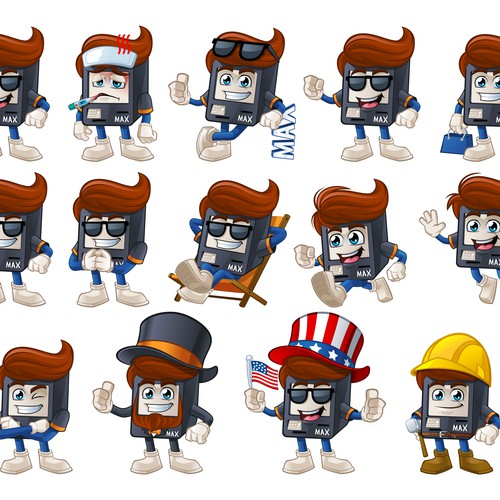 poses MAX character