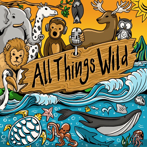 Illustration for Wildlife Podcast