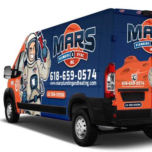 Van Wrap for MARS Plumbing and HVAC