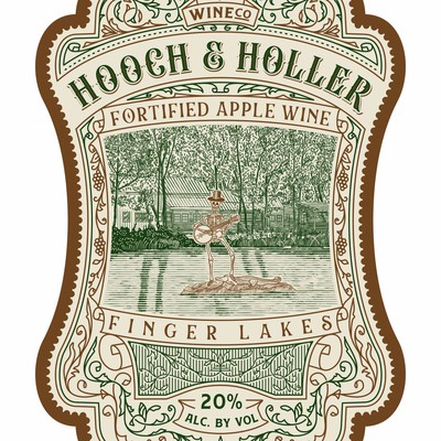 Fortified Apple Wine label design