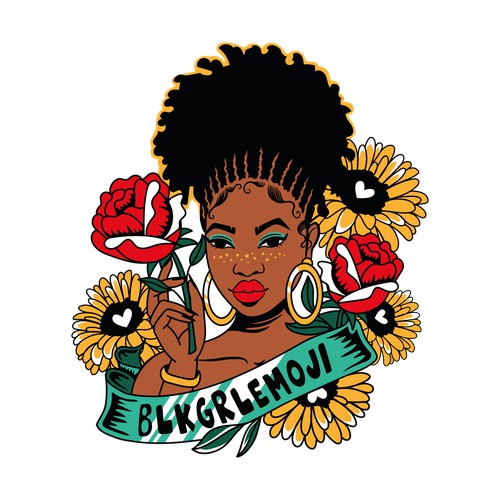 Inspirational design for black women 🖤🖤🖤