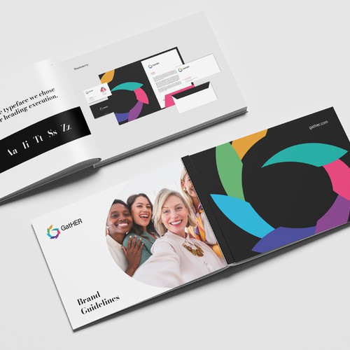 Logo and brand guidelines for GatHer