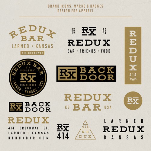 Logo design for bar