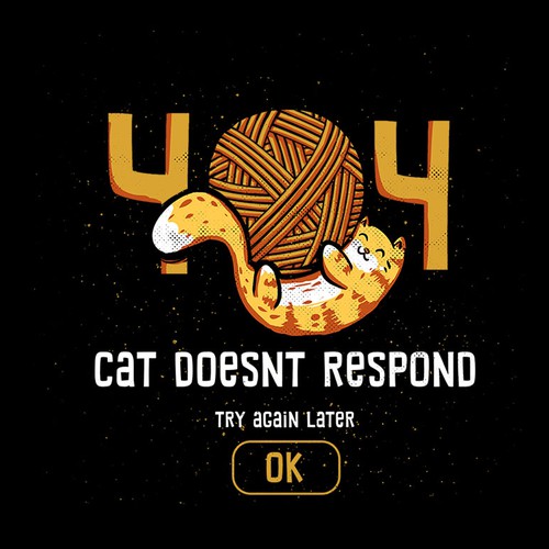 404 Cat Doesn't Respond